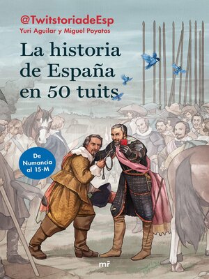 cover image of La historia de España en 50 tuits
